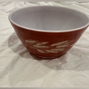 VINTAGE PYREX AUTUMN HARVEST MIXING BOWL 402